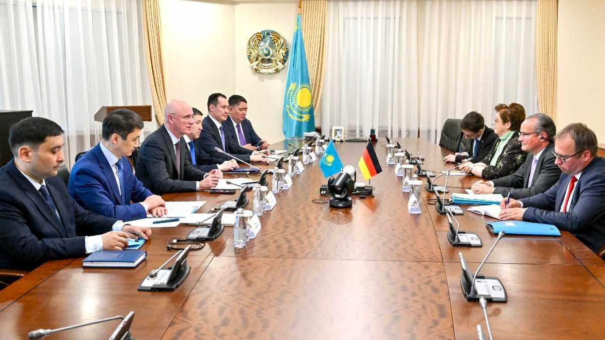 Казахстан и Германия обсудили развитие двустороннего сотрудничества