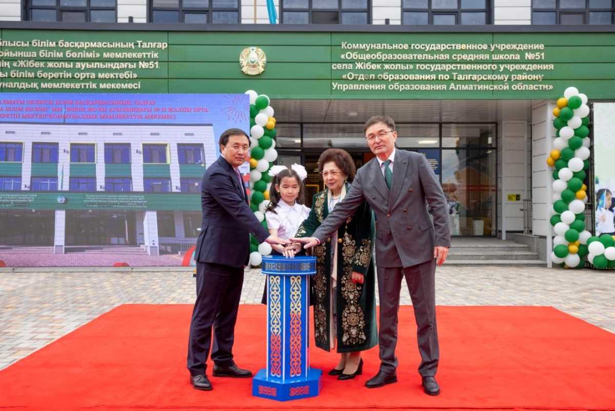 «Келешек мектептері»: в Талгарском районе открылись две новые школы