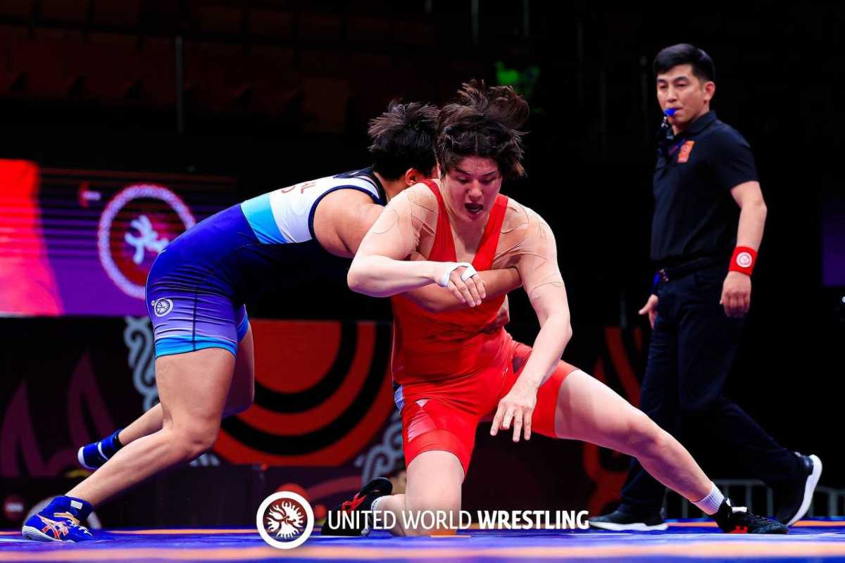 Казахстанка Гульмарал Еркебаева завоевала бронзовую медаль чемпионата Азии по борьбе