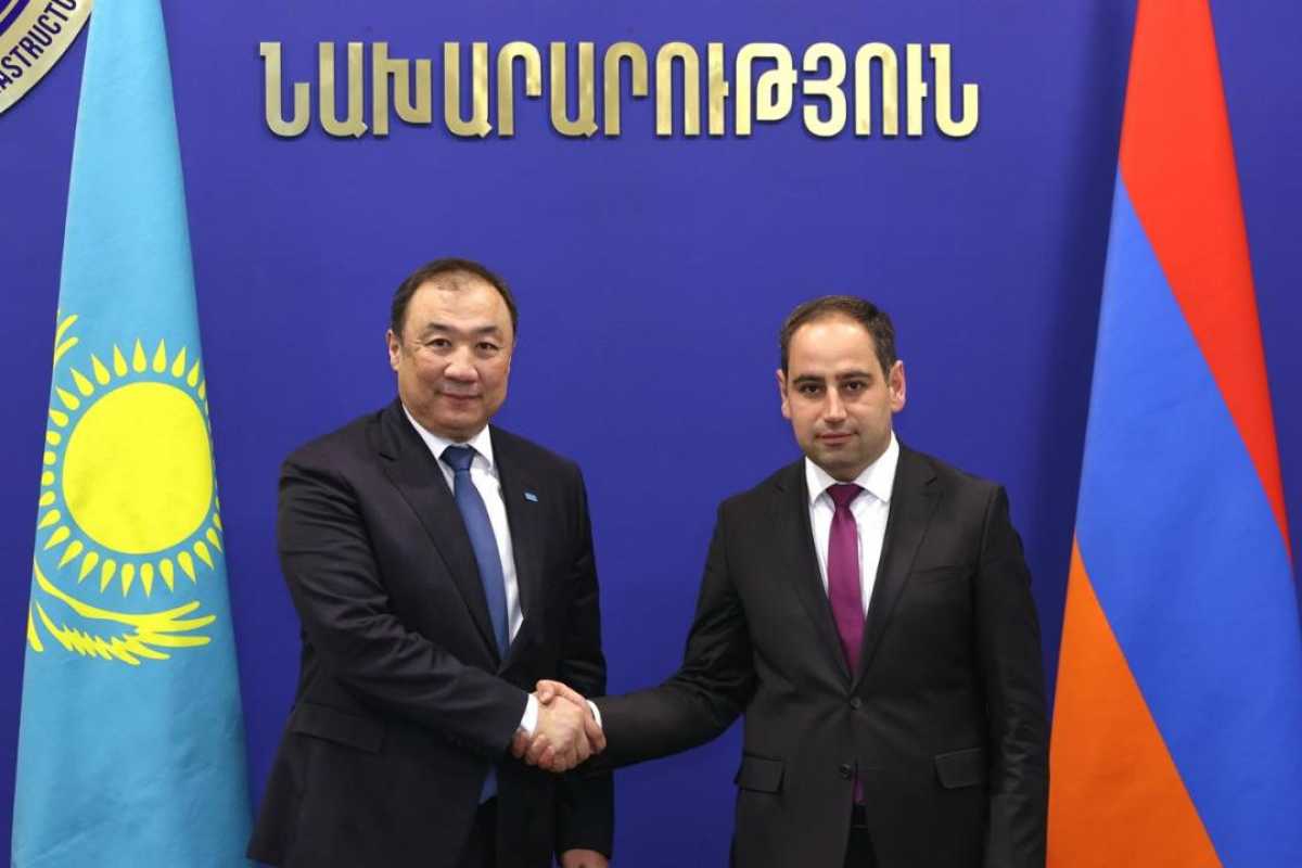 Казахстан и Армения обсудили развитие транспортно-логистического сотрудничества