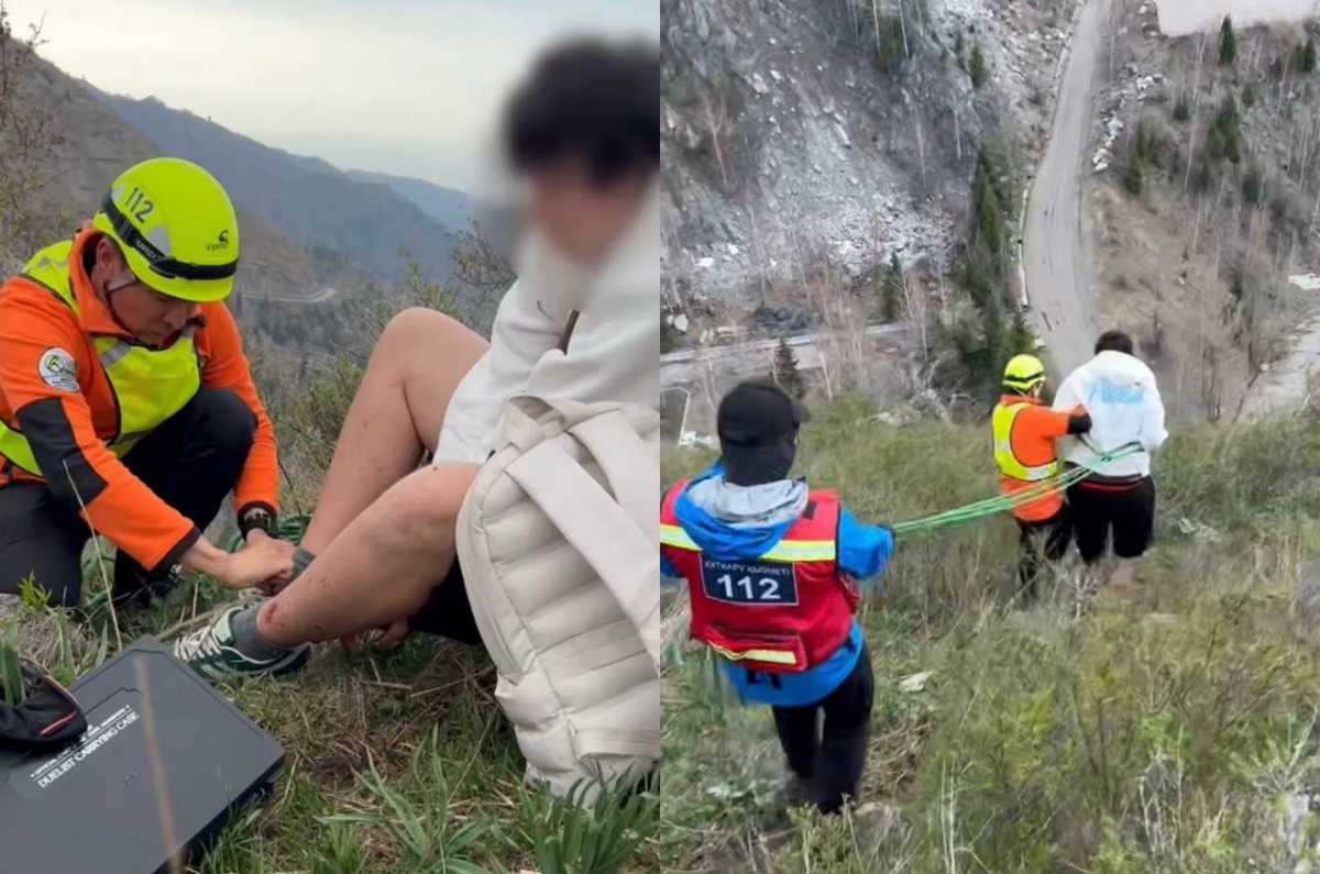 Туриста спасли в горах Алматы
