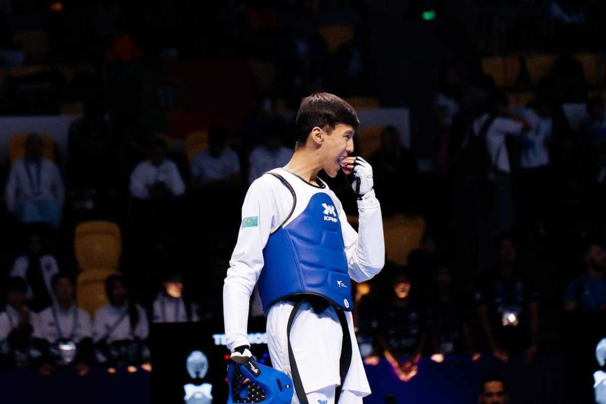 Казахстанский таеквондист Ислам Медетбай завоевал «бронзу» юниорского чемпионата мира