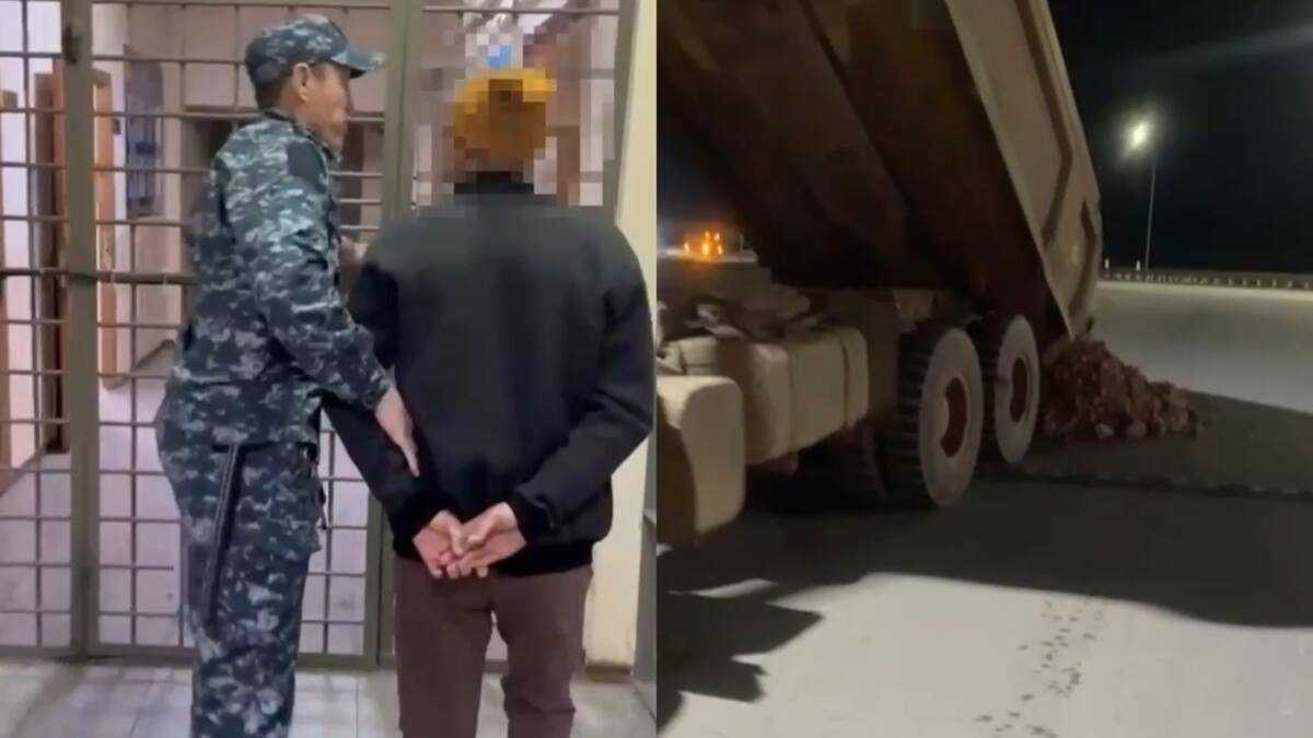 До 18 суток ареста: в Астане наказали водителей грузовиков