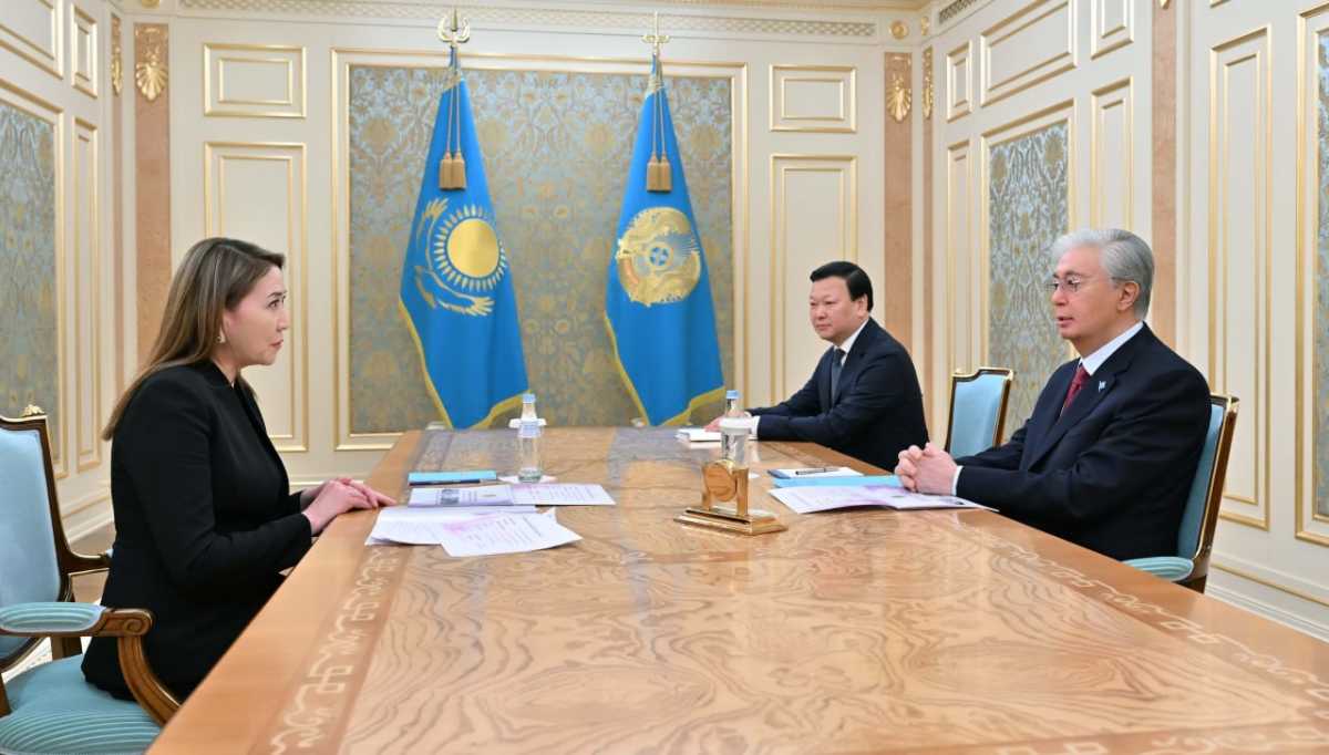 Токаев принял главу общественного фонда «Қазақстан халқына»