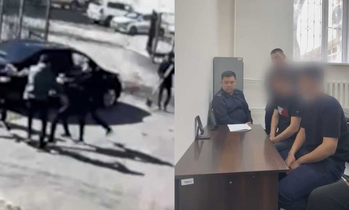 Подросток на авто заехал на территорию школы и устроил конфликт в Астане