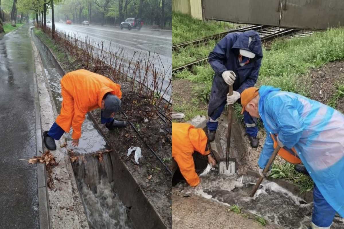 Почти четверть месячной нормы осадков выпала в Алматы