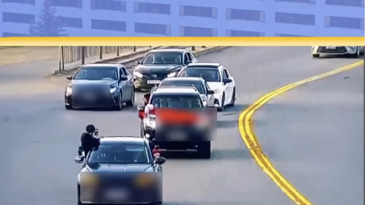 Свадебный кортеж устроил беспредел на дорогах в Уральске