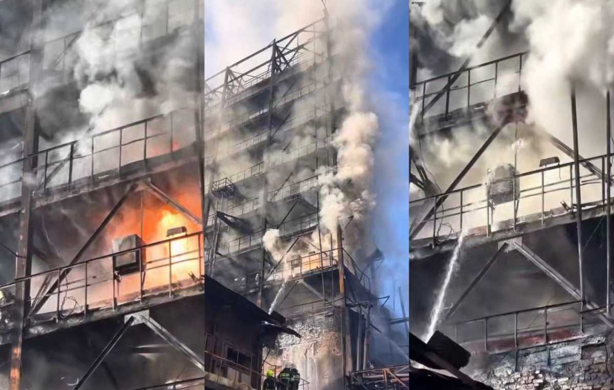 Пожар на предприятии в Темиртау: спасатели предотвратили угрозу взрыва