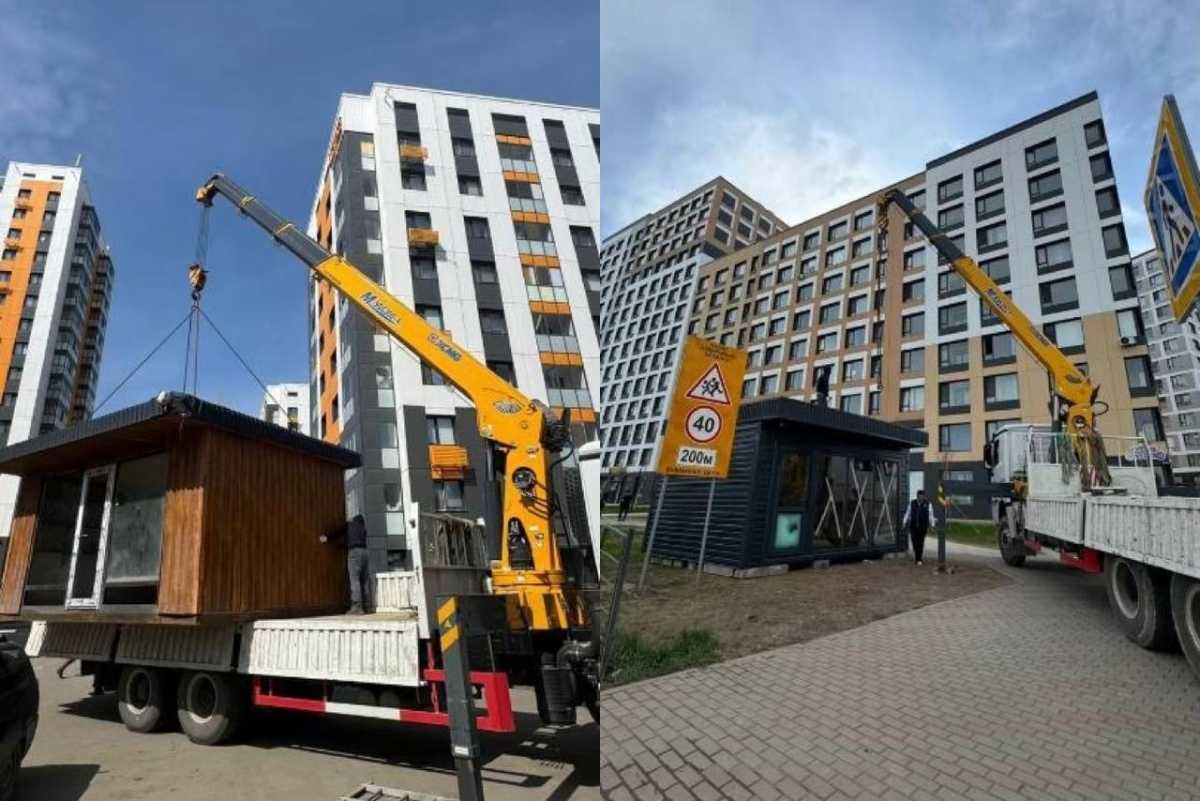 «Закон и порядок»: незаконные торговые павильоны демонтируют в Астане