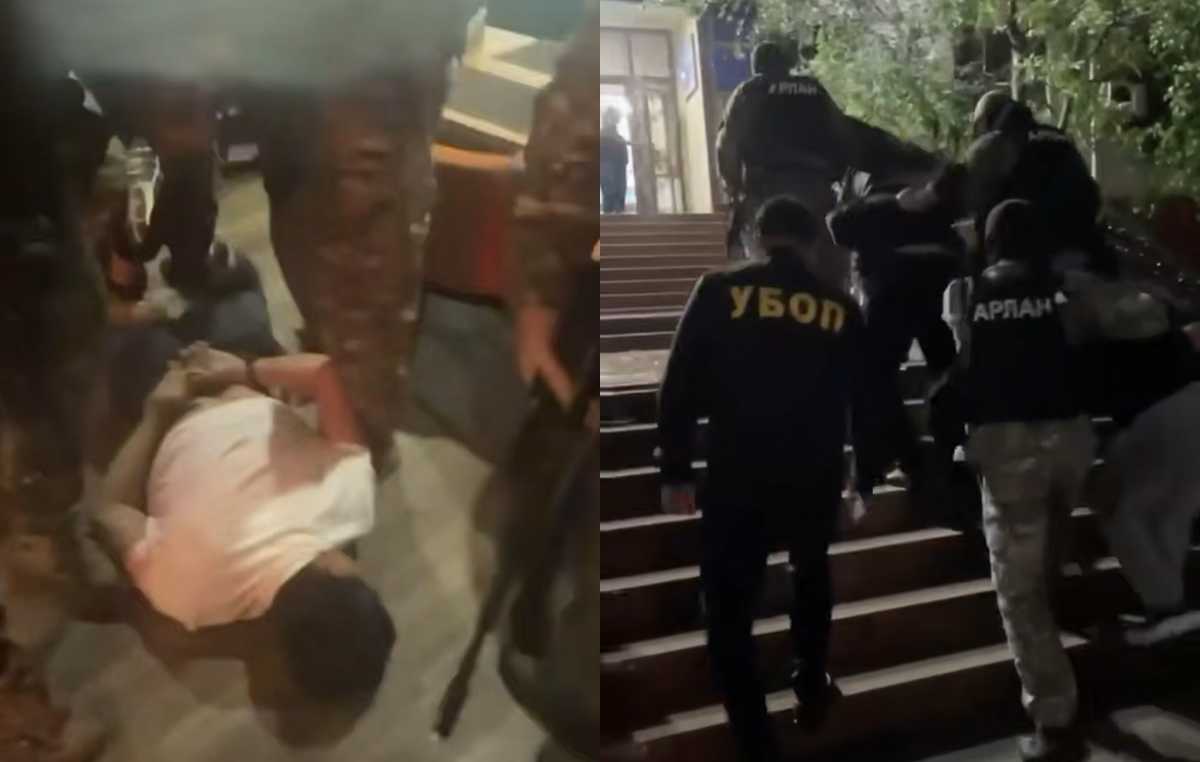 Подозреваемых в вымогательстве задержали с поличным в Шымкенте