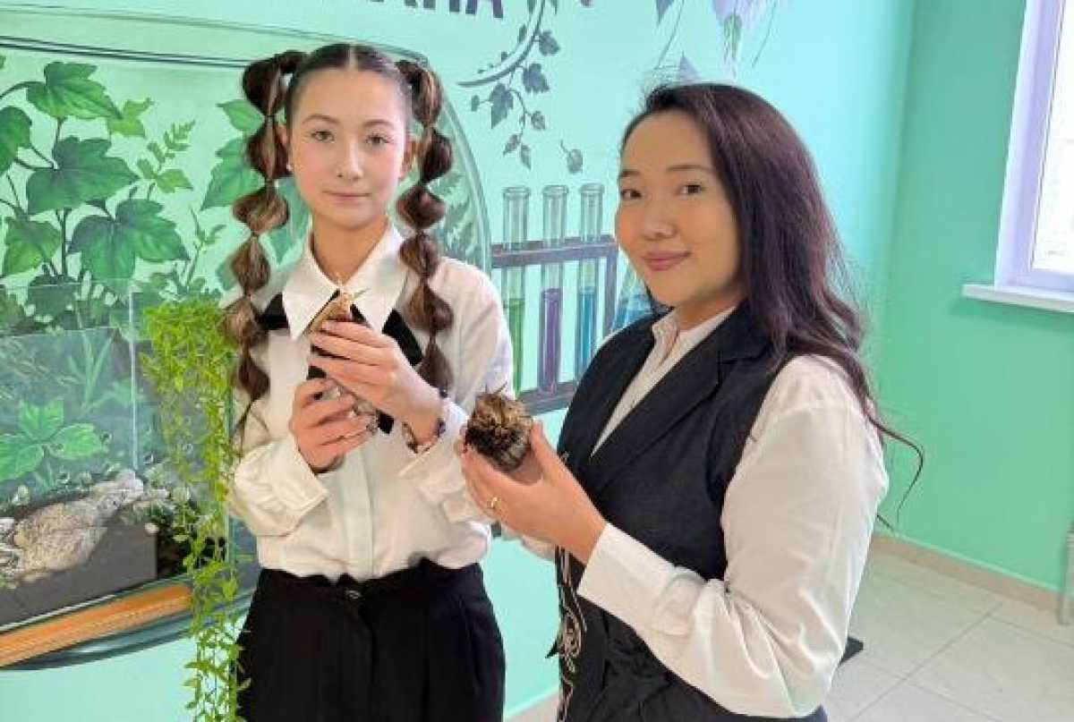 Школьница из Астаны зарабатывает на разведении улиток