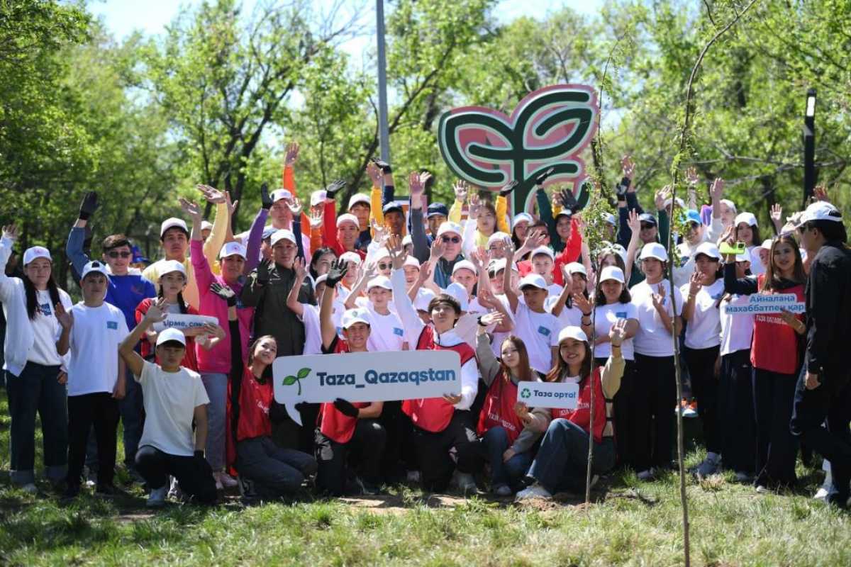В Алматинской области в рамках акции «Таза Қазақстан» состоялся телемост с участием Президента