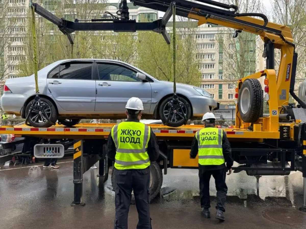 Эвакуация автомобилей в Астане стала платной: кого коснётся нововведение