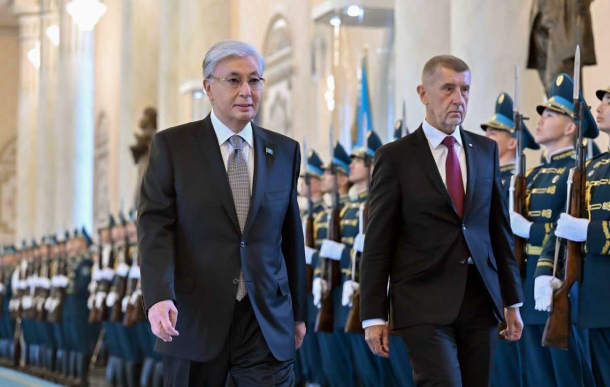 Токаев встретил премьер-министра Чехии в Акорде – фото