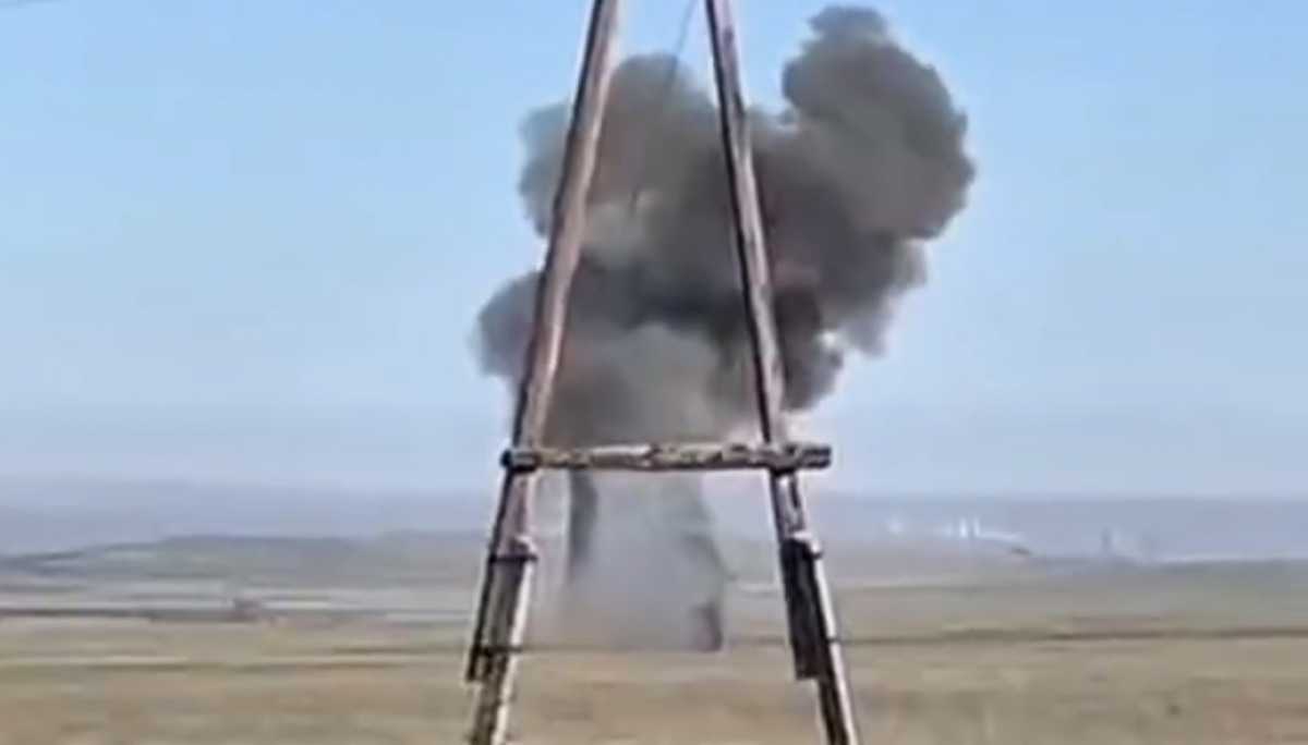 Беспилотник упал в Актюбинской области