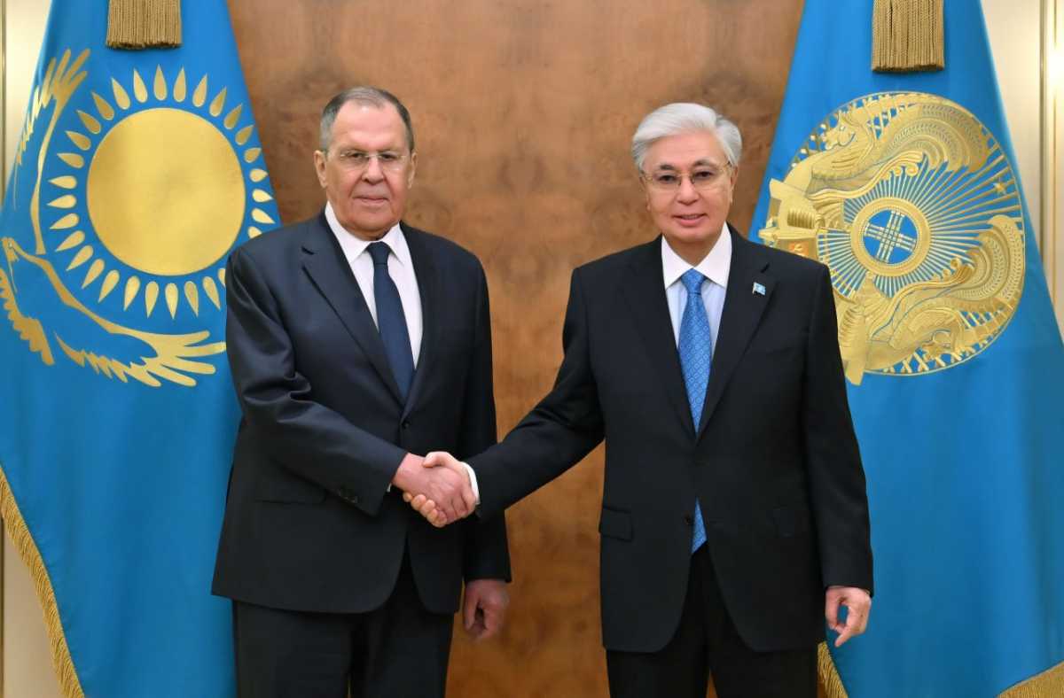 Касым-Жомарт Токаев принял Сергея Лаврова