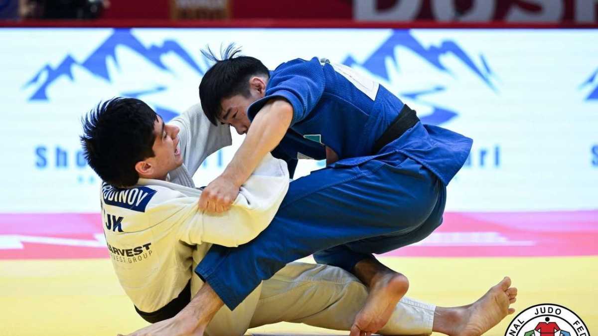 Казахстанский дзюдоист Нурадил Алжан завоевал «бронзу» на Grand Slam в Таджикистане