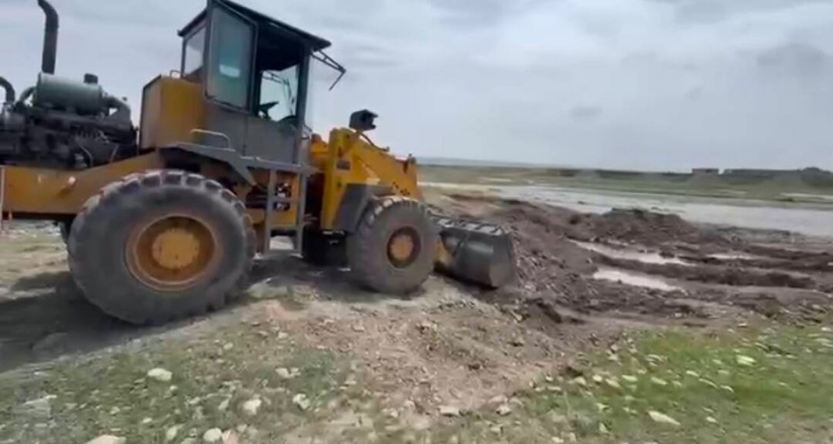 Незаконную добычу песчано-гравийной смеси пресекли в Талдыкоргане