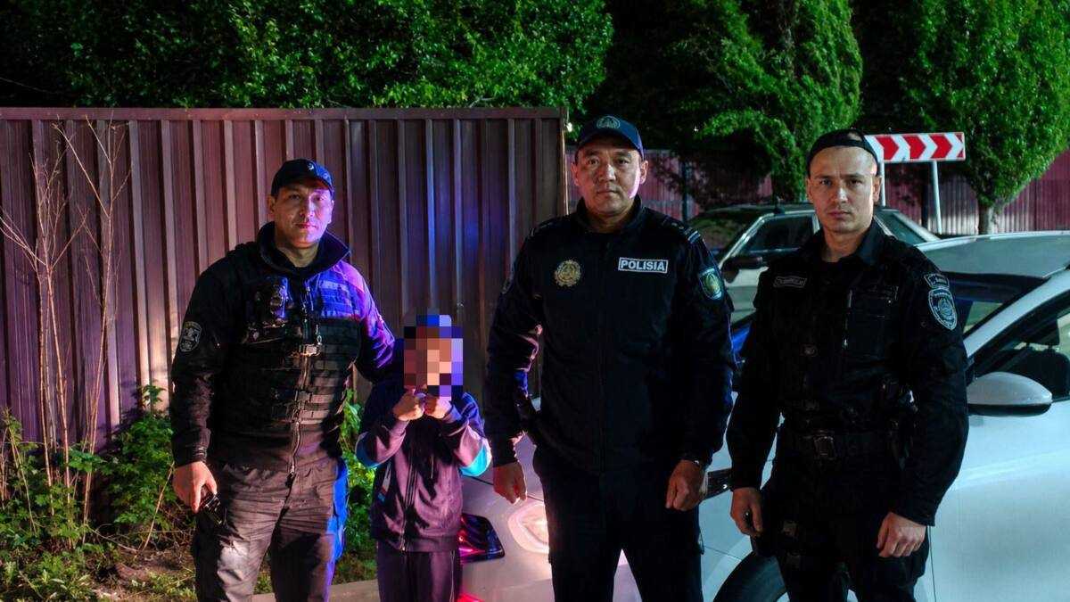 Полицейские оперативно нашли пропавшего ребенка в Костанайской области