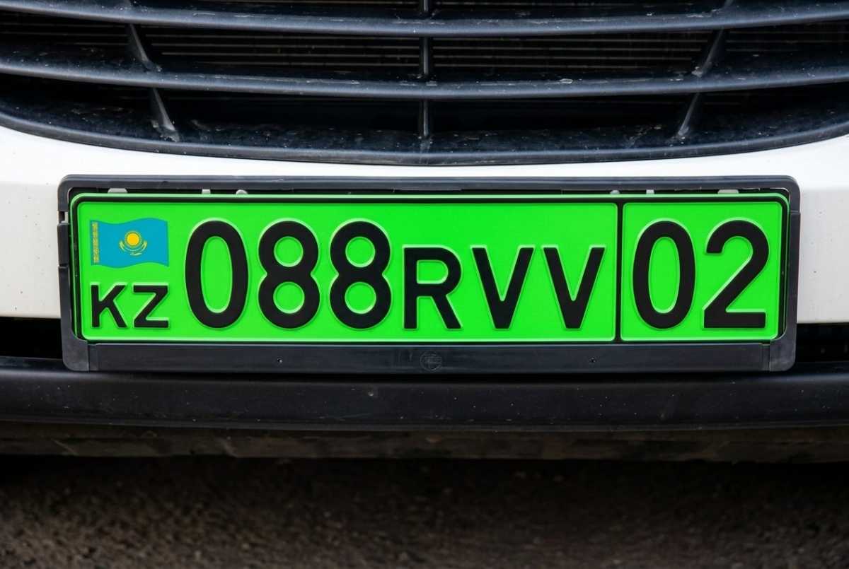 Новый цвет автомобильных номеров появится в Казахстане