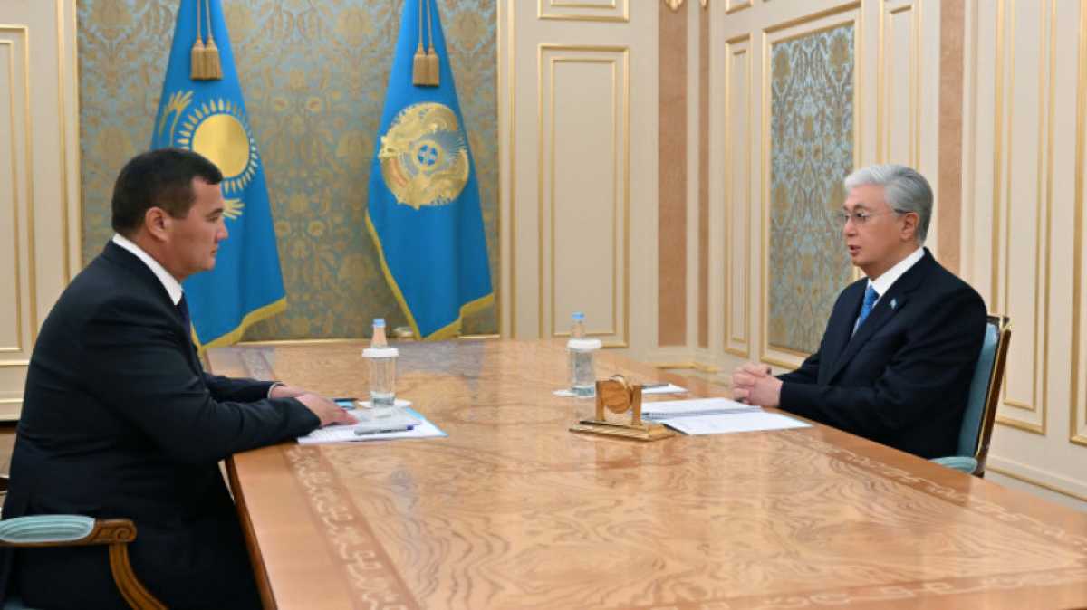 Глава государства принял первого заместителя Премьер-министра Нурлыбека Налибаева