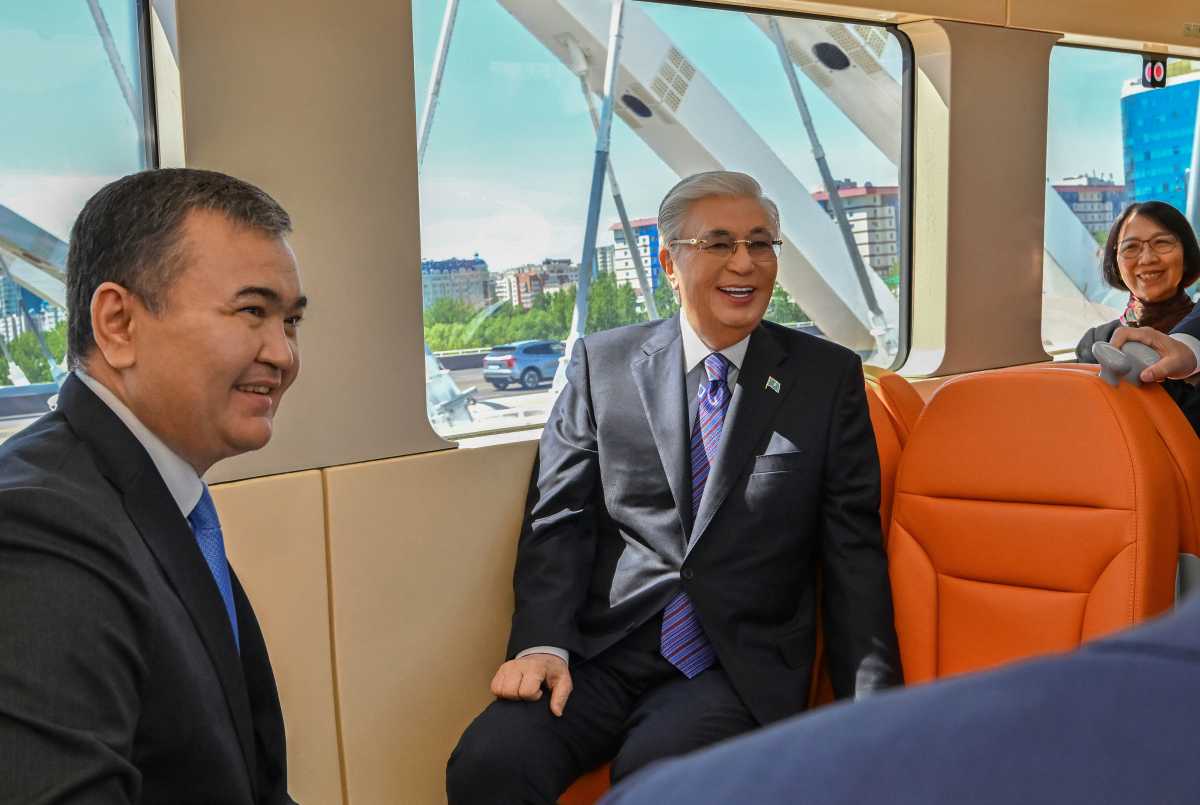 Глава государства принял участие в запуске Astana LRT