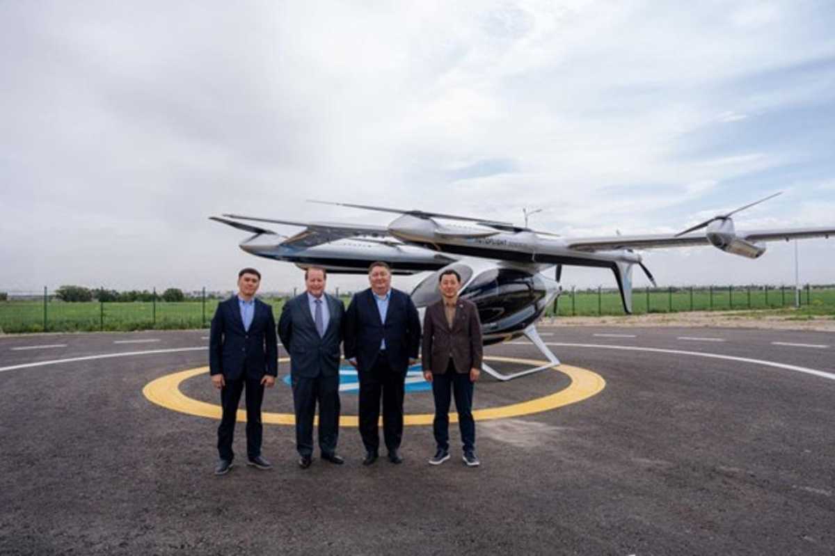 В Alatau City протестировали аэротакси eVTOL: скорость до 200 км/ч и дальность до 200 км