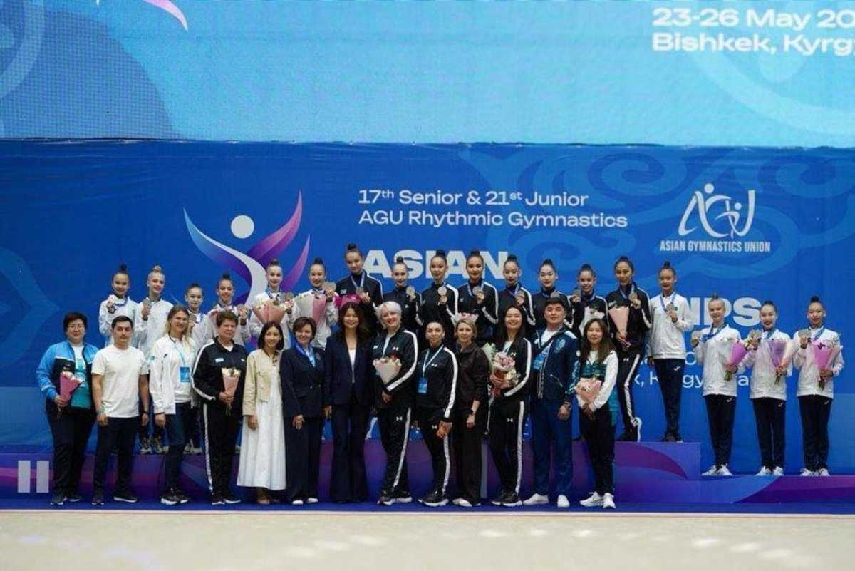 Столичные гимнастки завоевали 15 медалей на чемпионате Азии