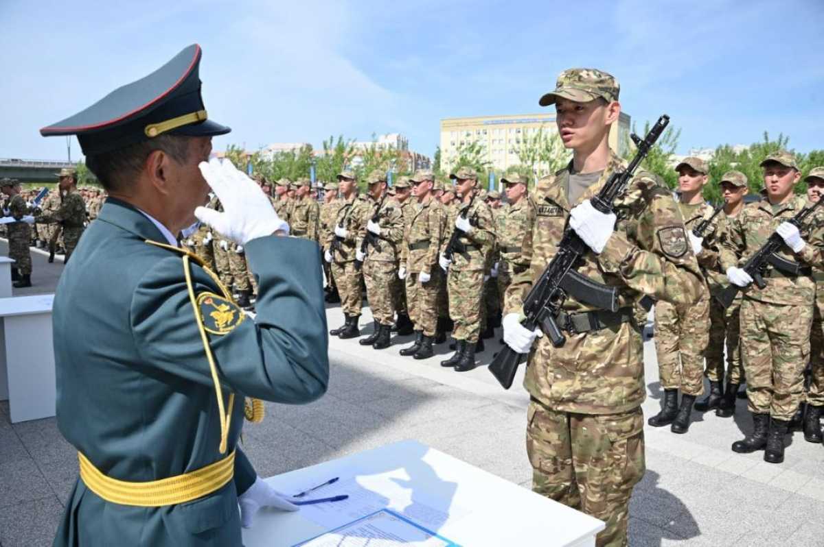 Весенний призыв: Вооруженные силы Казахстана полностью укомплектованы