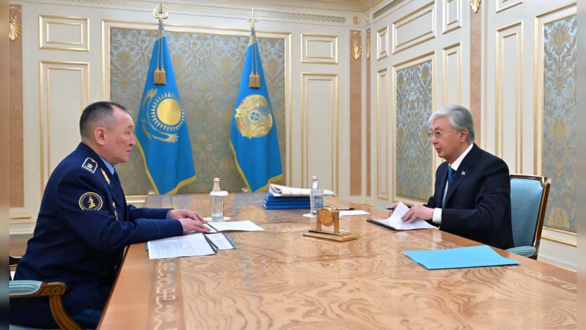 Глава Минобороны отчитался перед Токаевым
