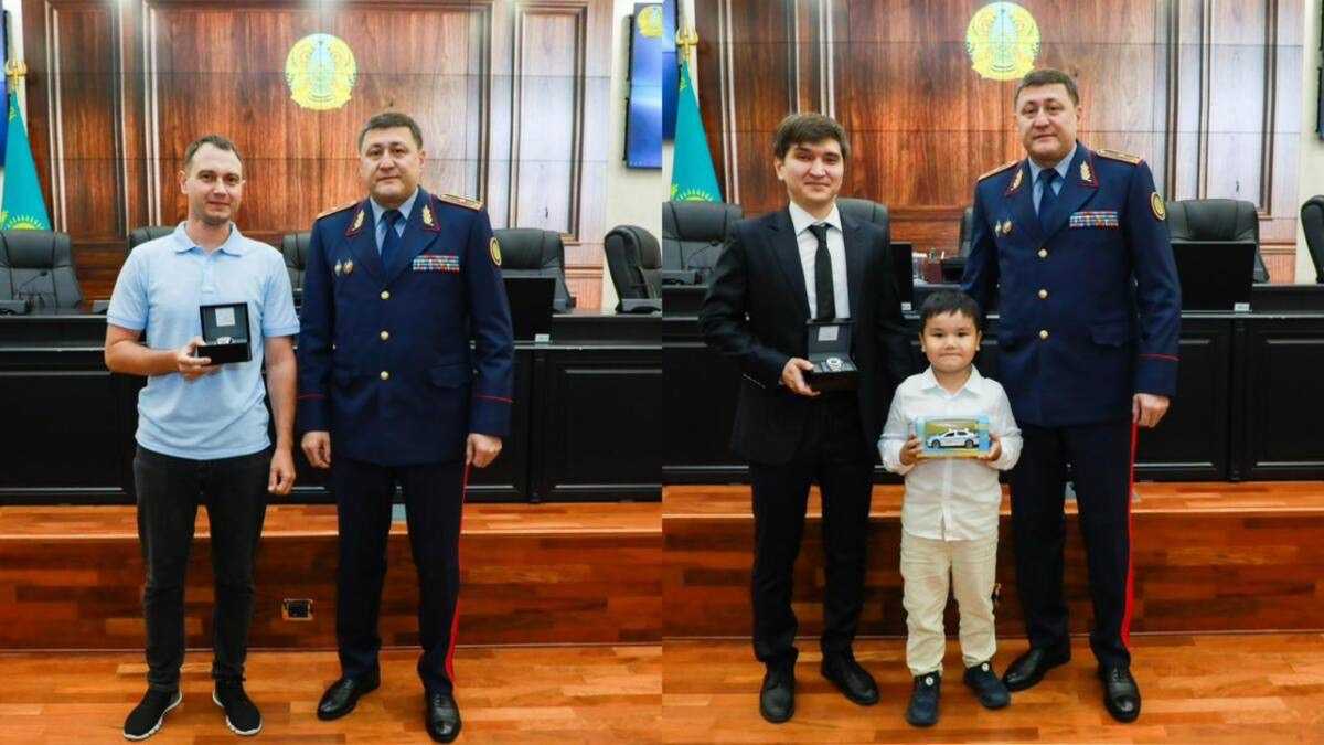 Мужчин, предотвративших нападение на девочку, наградили в Астане