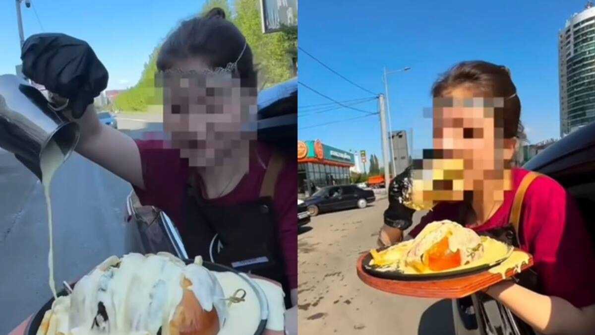 Высунулась из окна машины ради рекламы: участников ролика наказали в Актобе