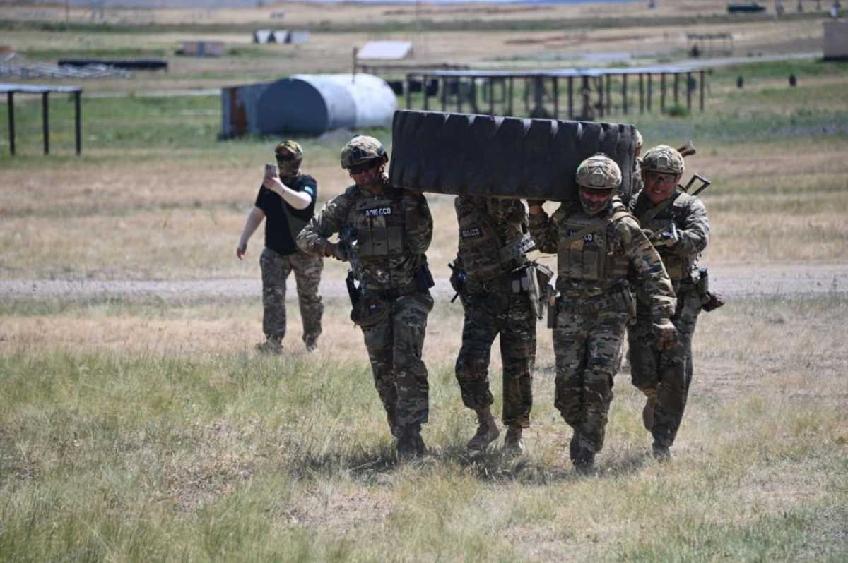 В Карагандинской области завершились соревнования подразделений ССО Battle of Bars
