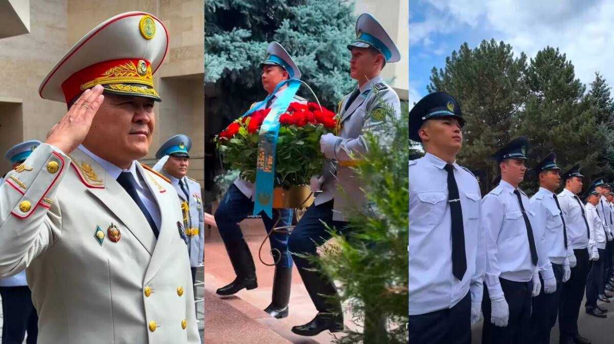 Память, объединяющая поколения: в Алматы почтили погибших сотрудников полиции