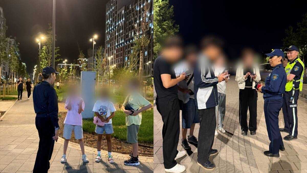 «Дети в ночном городе»: около 100 родителей привлекли к ответственности в Астане