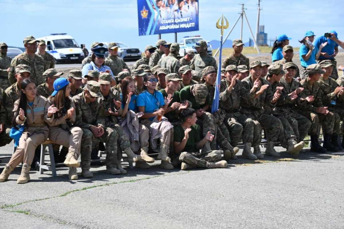 Захватывающим испытанием на сборе молодежи «Айбын» стала военно-тактическая игра «Күшіміз бірлікте»