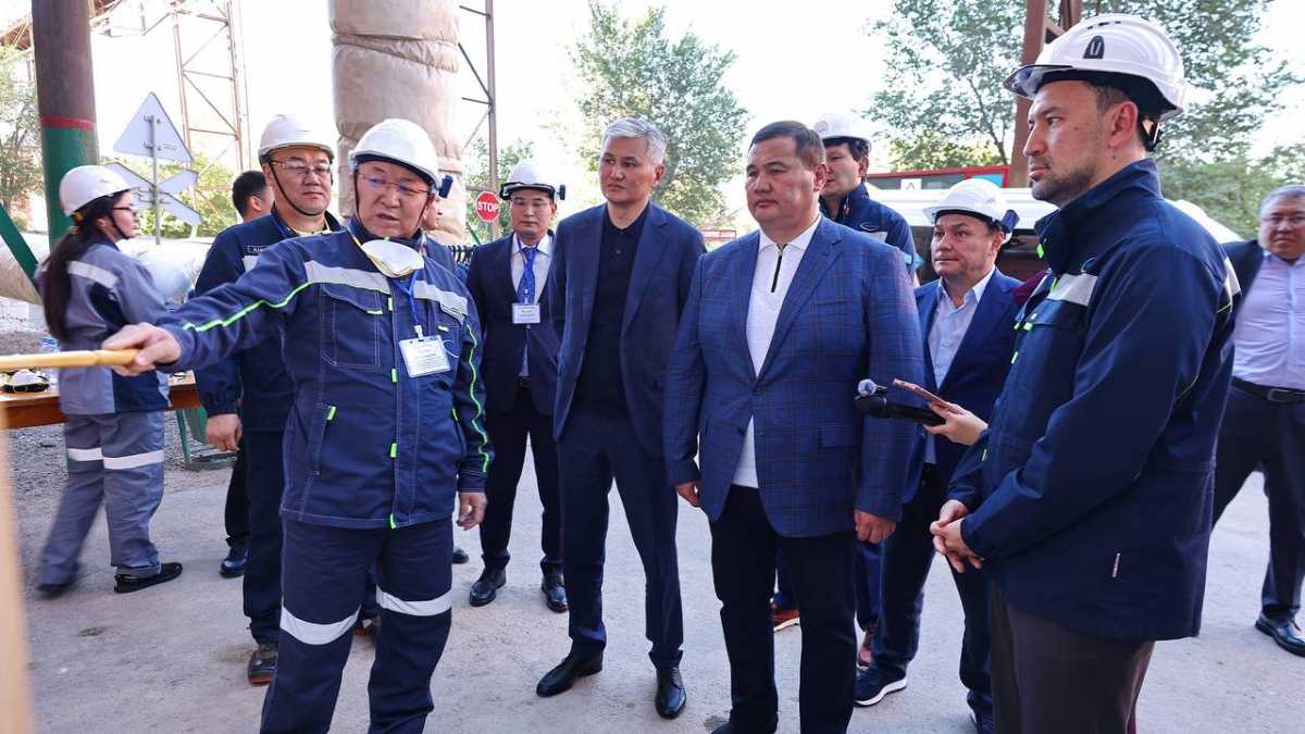 Налибаев ознакомился с работой стратегических объектов Жезказгана