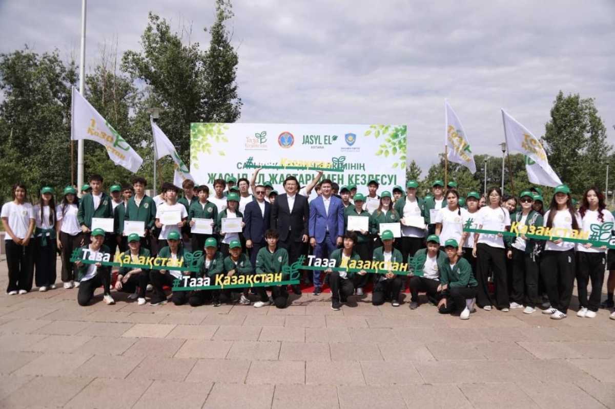 Лучших бойцов отрядов «Жасыл ел» наградили накануне Дня столицы в Астане