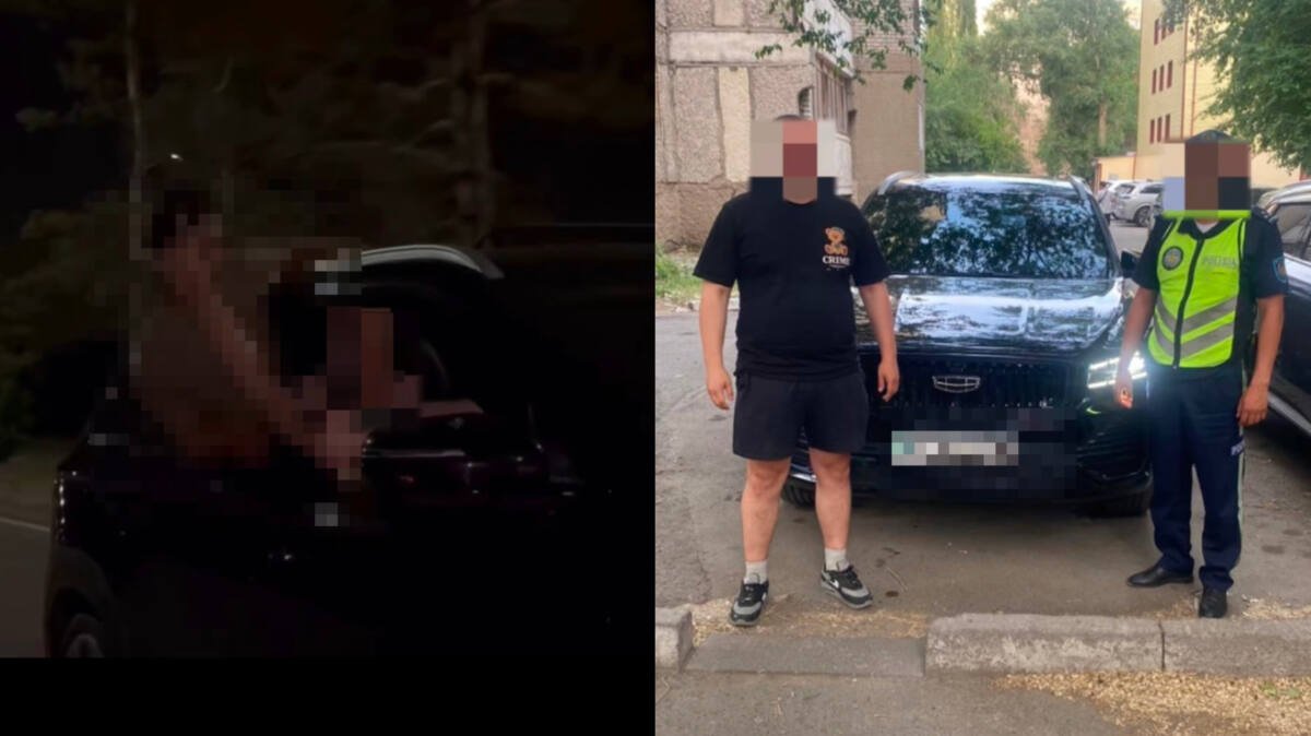 Высовывались из окон: водителя наказали после опасной съёмки на трассе в Павлодарской области