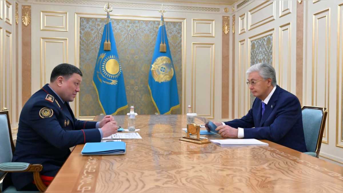Глава МВД отчитался перед Токаевым