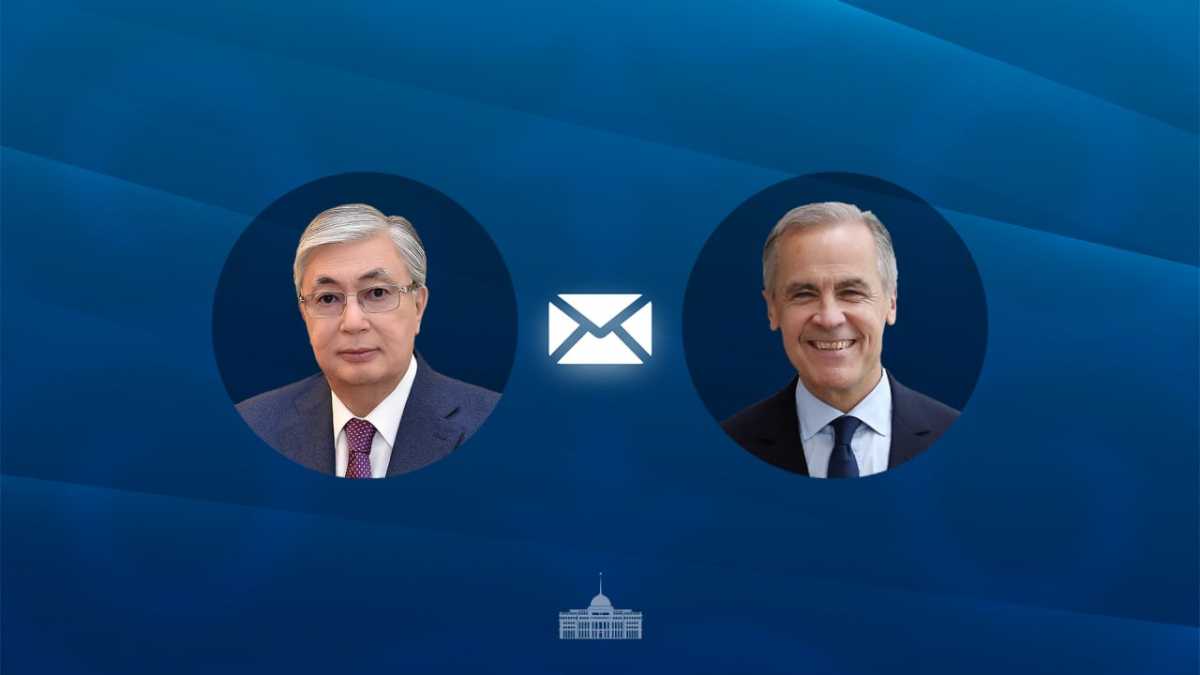 Токаев поздравил премьер-министра Канады с национальным праздником
