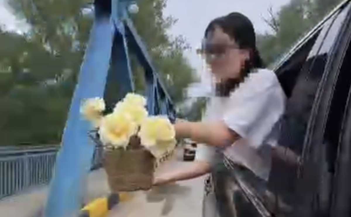 Высунулась из окна автомобиля ради съёмки: флориста наказали в Абайской области