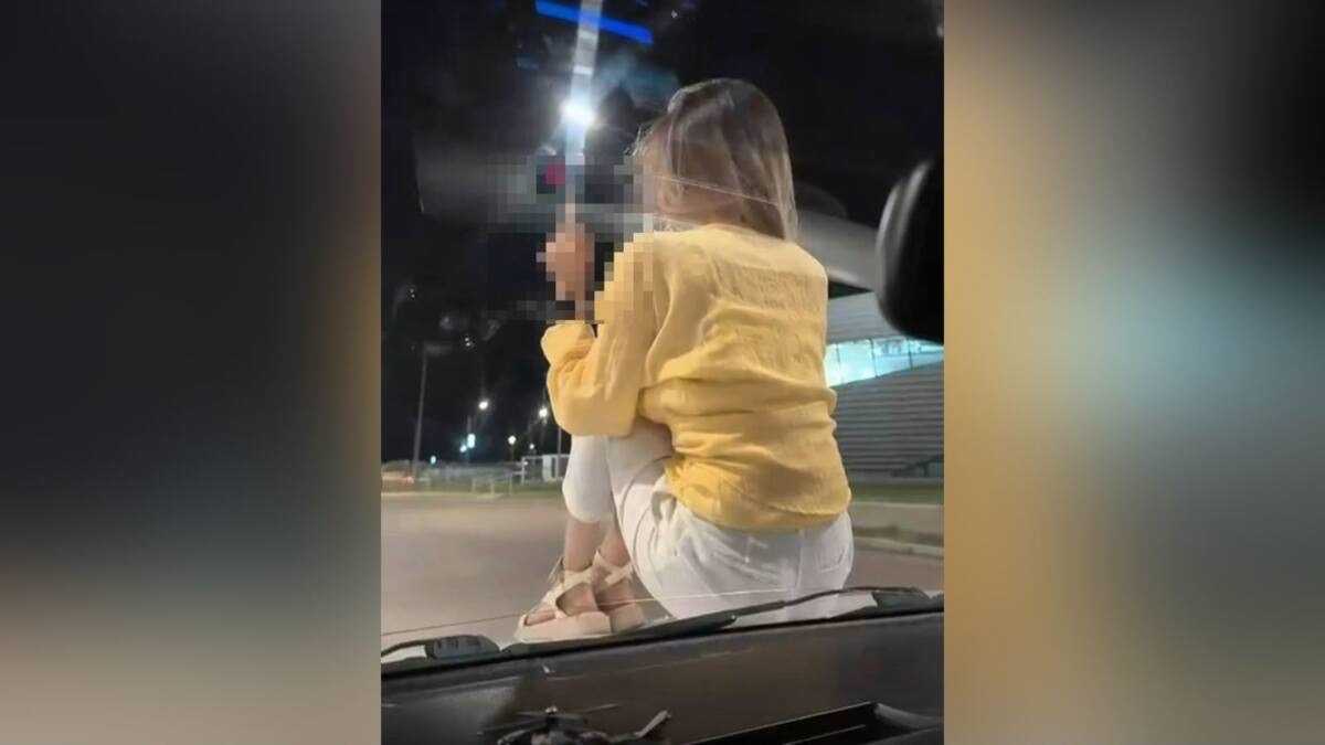 Опасная поездка на капоте авто обернулась ответственностью для жительниц Семея