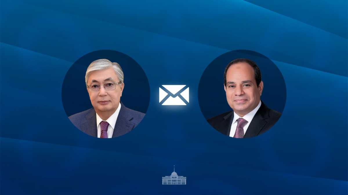 Токаев поздравил президента Египта с Днём революции