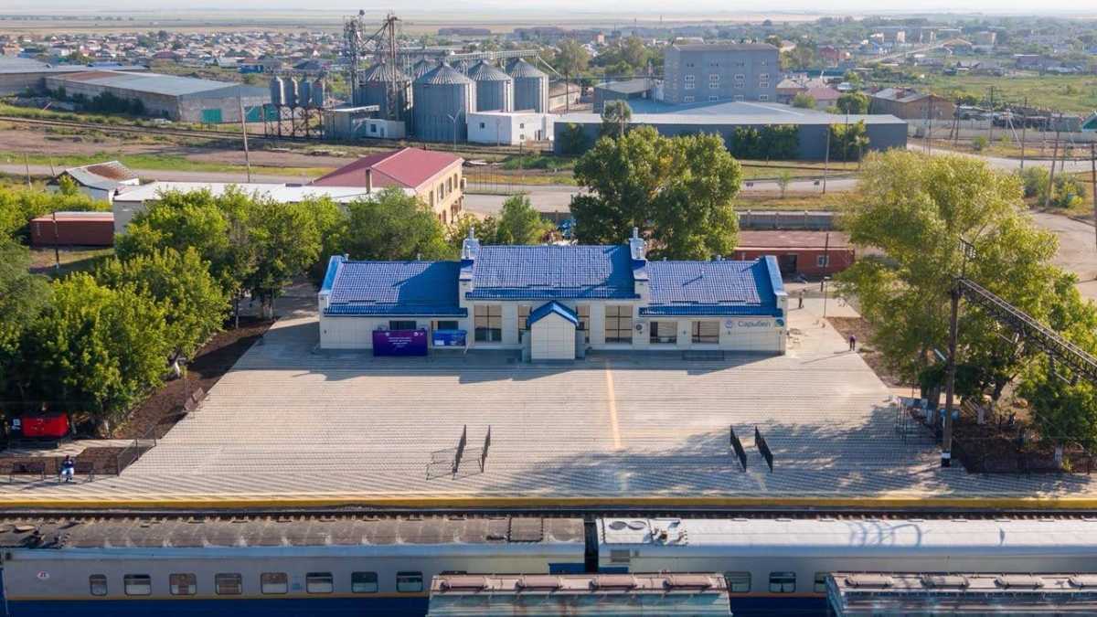 Реконструкция вокзала Сарыбель завершилась в Карагандинской области