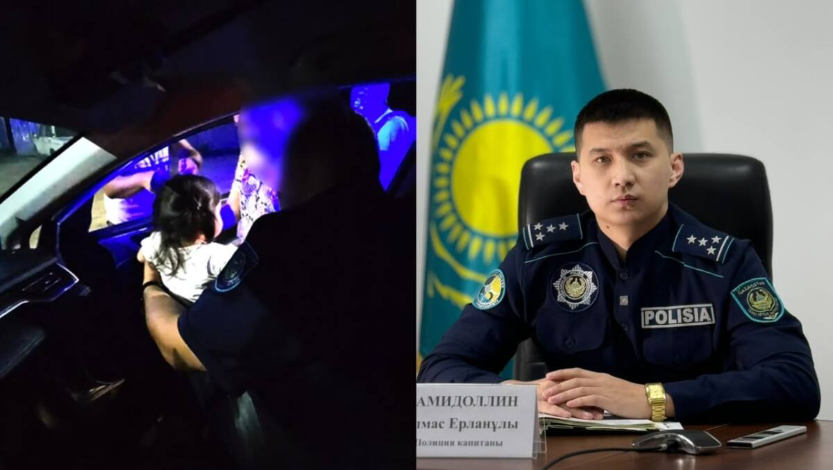 Пропавшую ночью девочку нашли за 10 минут в Атырауской области