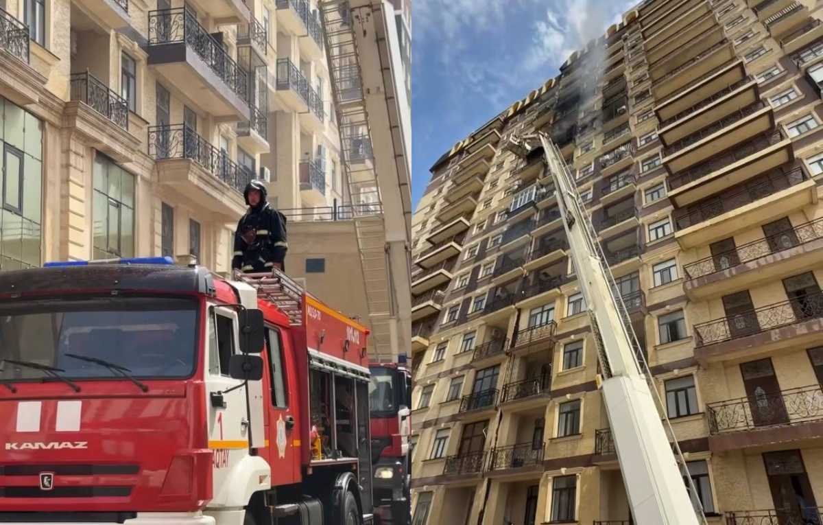 Пожар в 18-этажном ЖК в Актау: спасены восемь человек