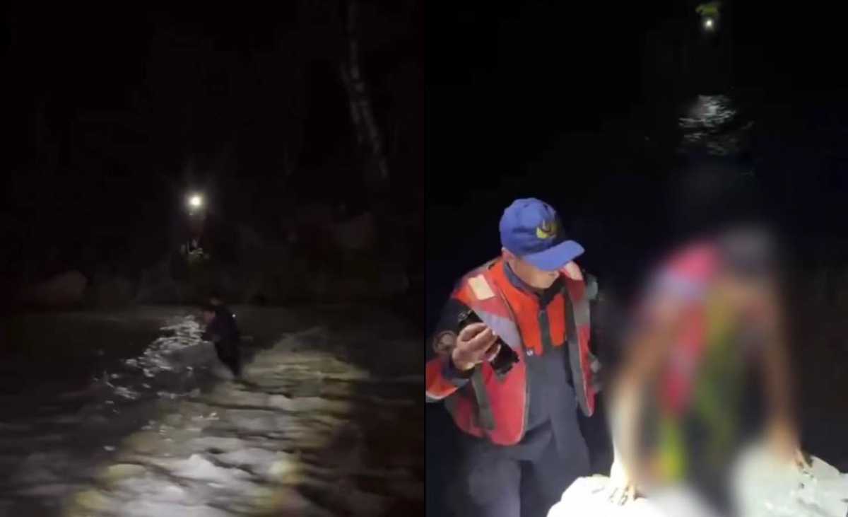 Мужчины оказались в ловушке из-за подъёма воды на реке в Жетысуской области