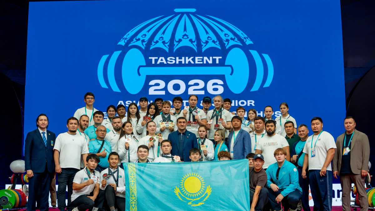59 медалей: казахстанские тяжелоатлеты завершили выступление на чемпионате Азии