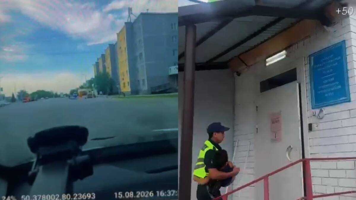 Полицейские за 12 минут доставили в больницу ребенка с тяжелой травмой в области Абай